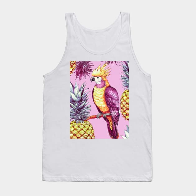 Pink Paradiso Tank Top by SusannesArtShop